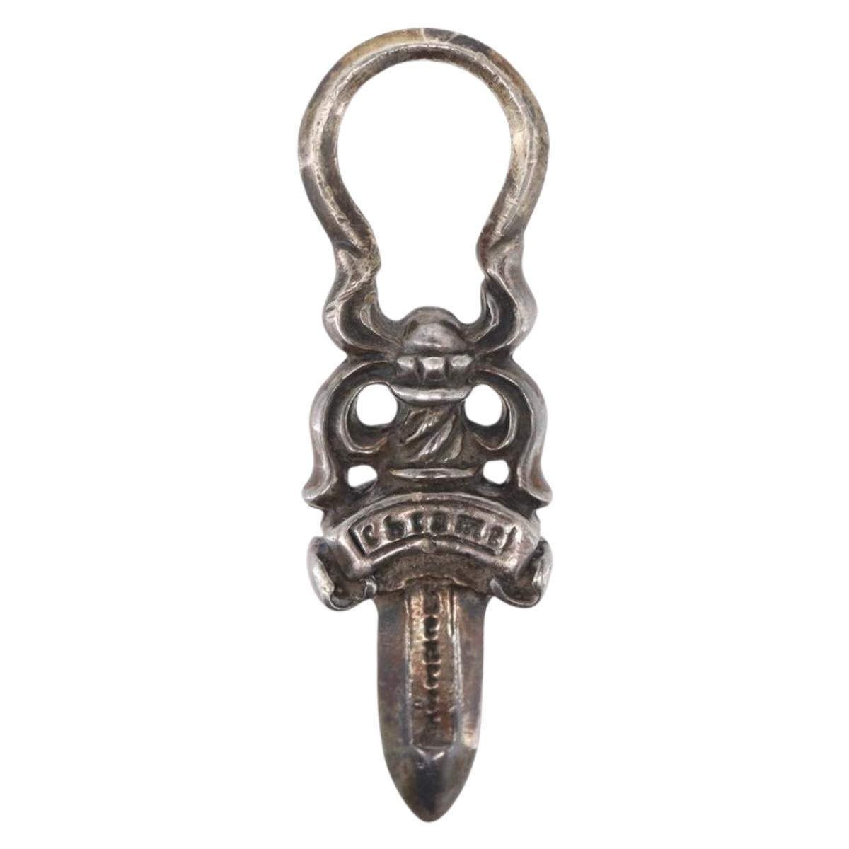 Chrome Hearts Dagger Charm Pendant Top Ag925 Silver Auth 176814SM