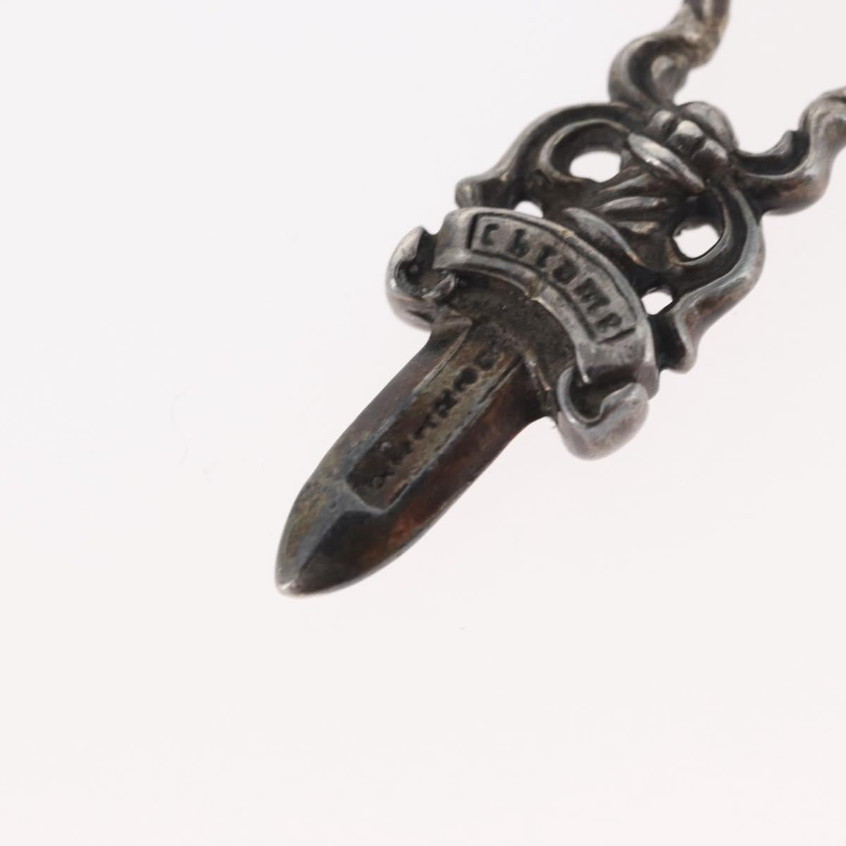 Chrome Hearts Dagger Charm Pendant Top Ag925 Silver Auth 176814SM