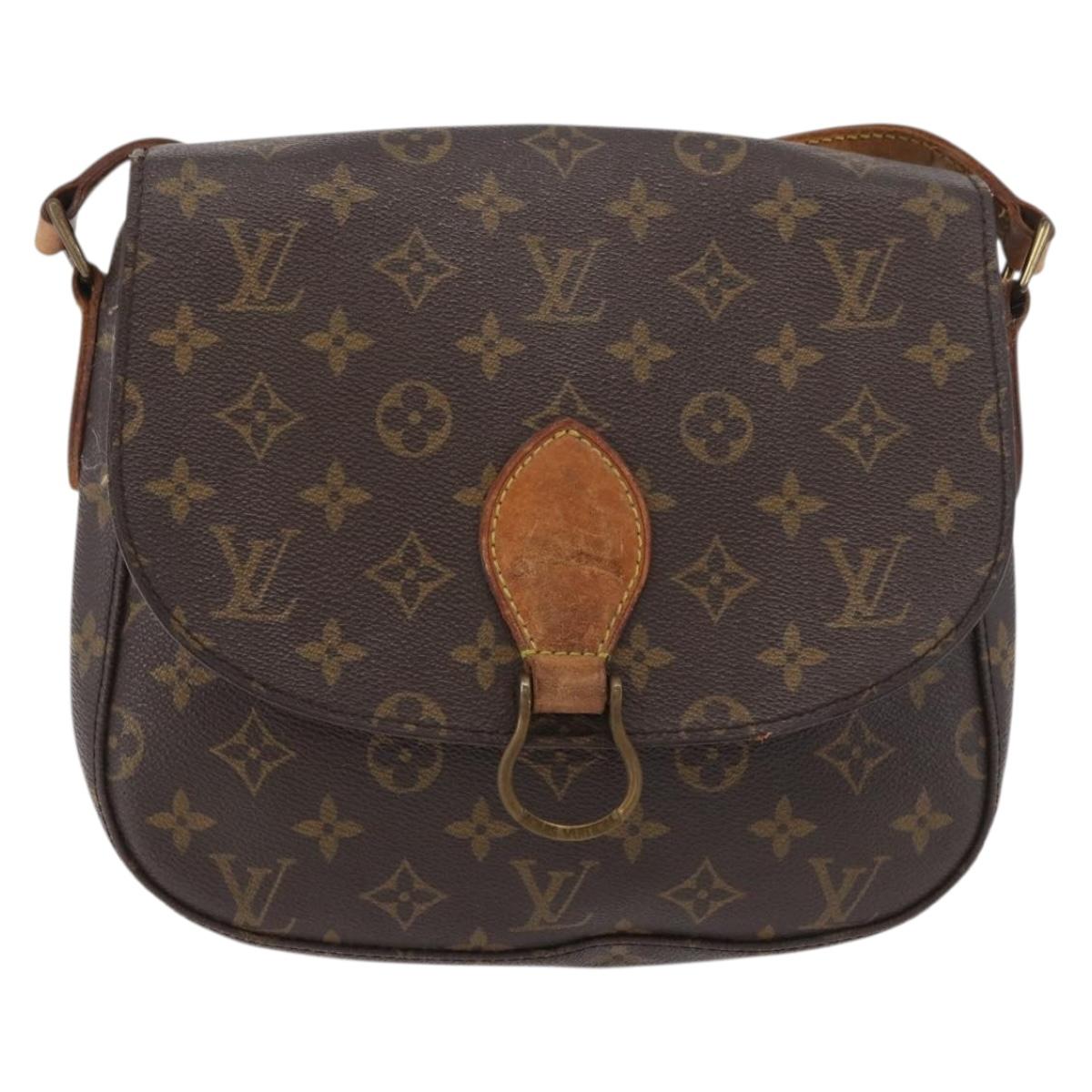 LOUIS VUITTON Monogram Saint Cloud GM Shoulder Bag M51242 LV Auth 176835