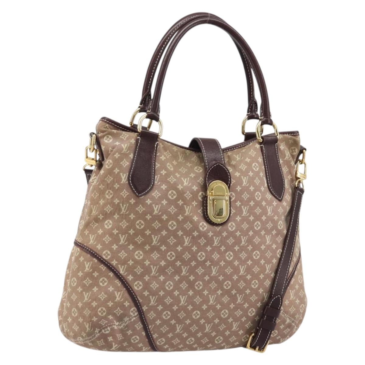 LOUIS VUITTON Monogram Idylle Elegy Hand Bag 2way Red Sepia M56698 Auth 176844A