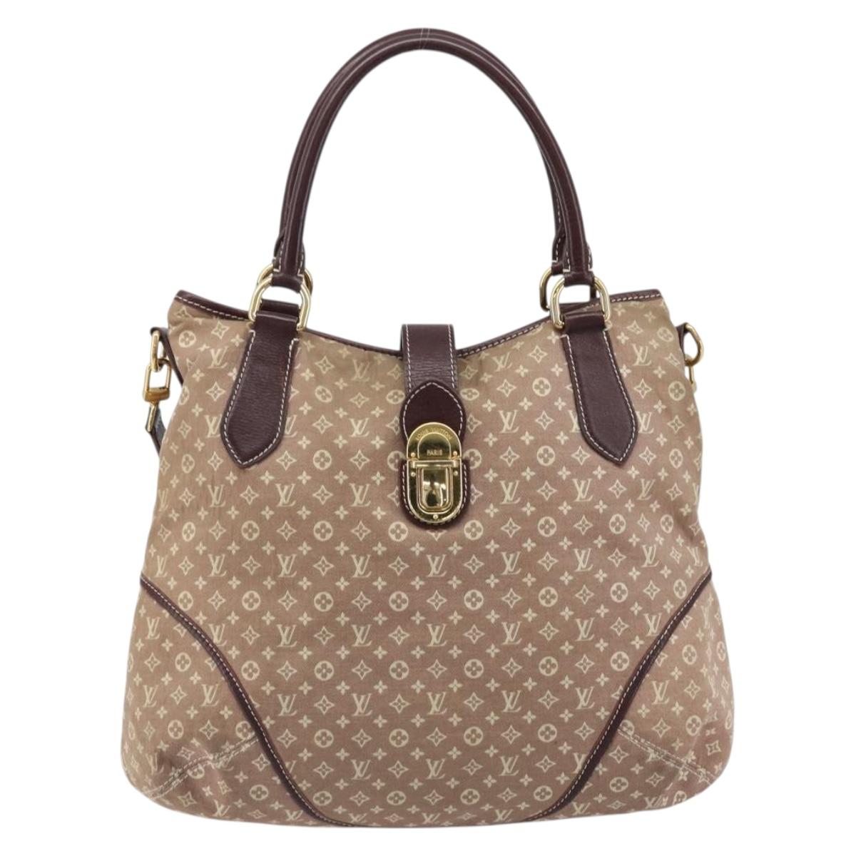 LOUIS VUITTON Monogram Idylle Elegy Hand Bag 2way Red Sepia M56698 Auth 176844A