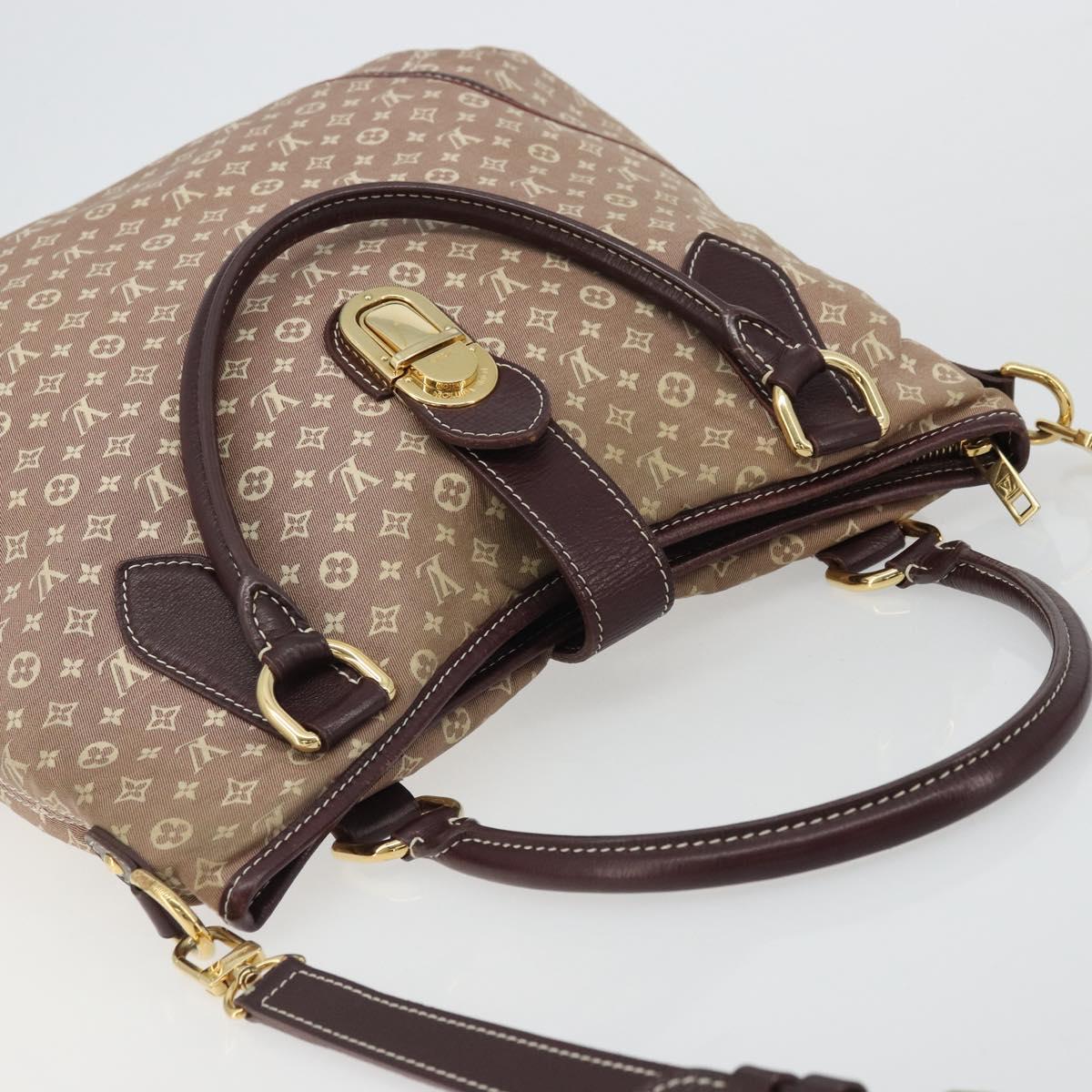 LOUIS VUITTON Monogram Idylle Elegy Hand Bag 2way Red Sepia M56698 Auth 176844A
