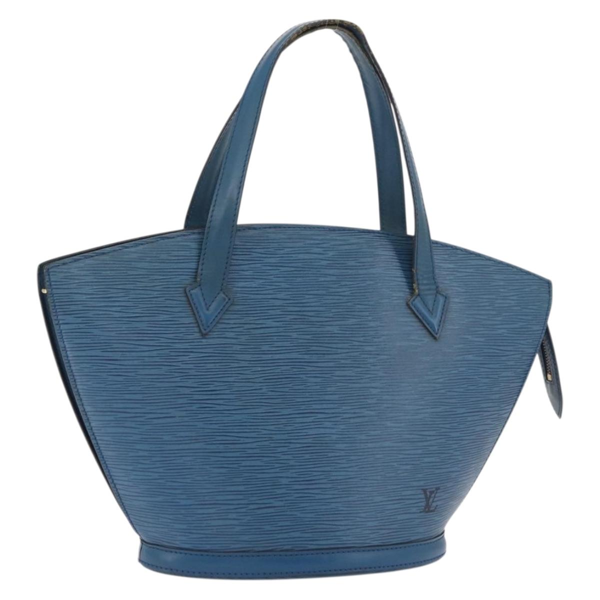 LOUIS VUITTON Epi Saint Jacques Shoulder Bag Blue M52275 LV Auth 176858