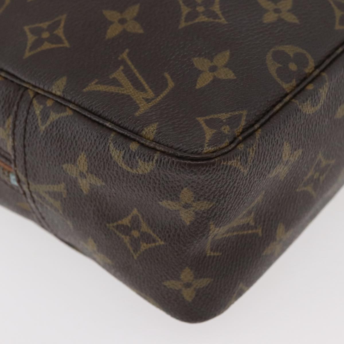 LOUIS VUITTON Monogram Trousse Toilette 28 Clutch Bag M47522 LV Auth 176859