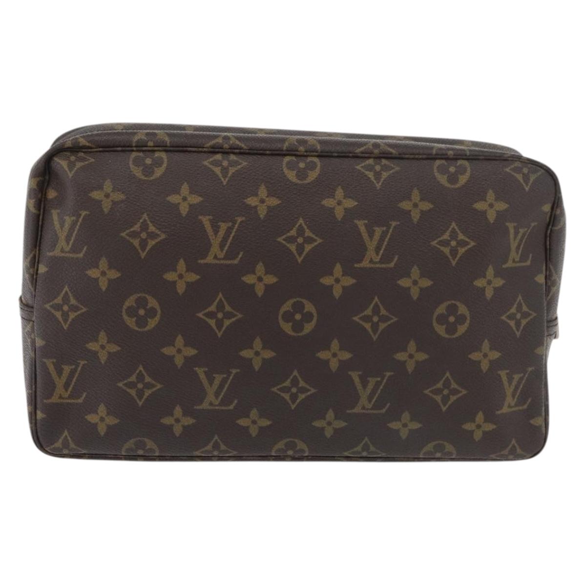 LOUIS VUITTON Monogram Trousse Toilette 28 Clutch Bag M47522 LV Auth 176859