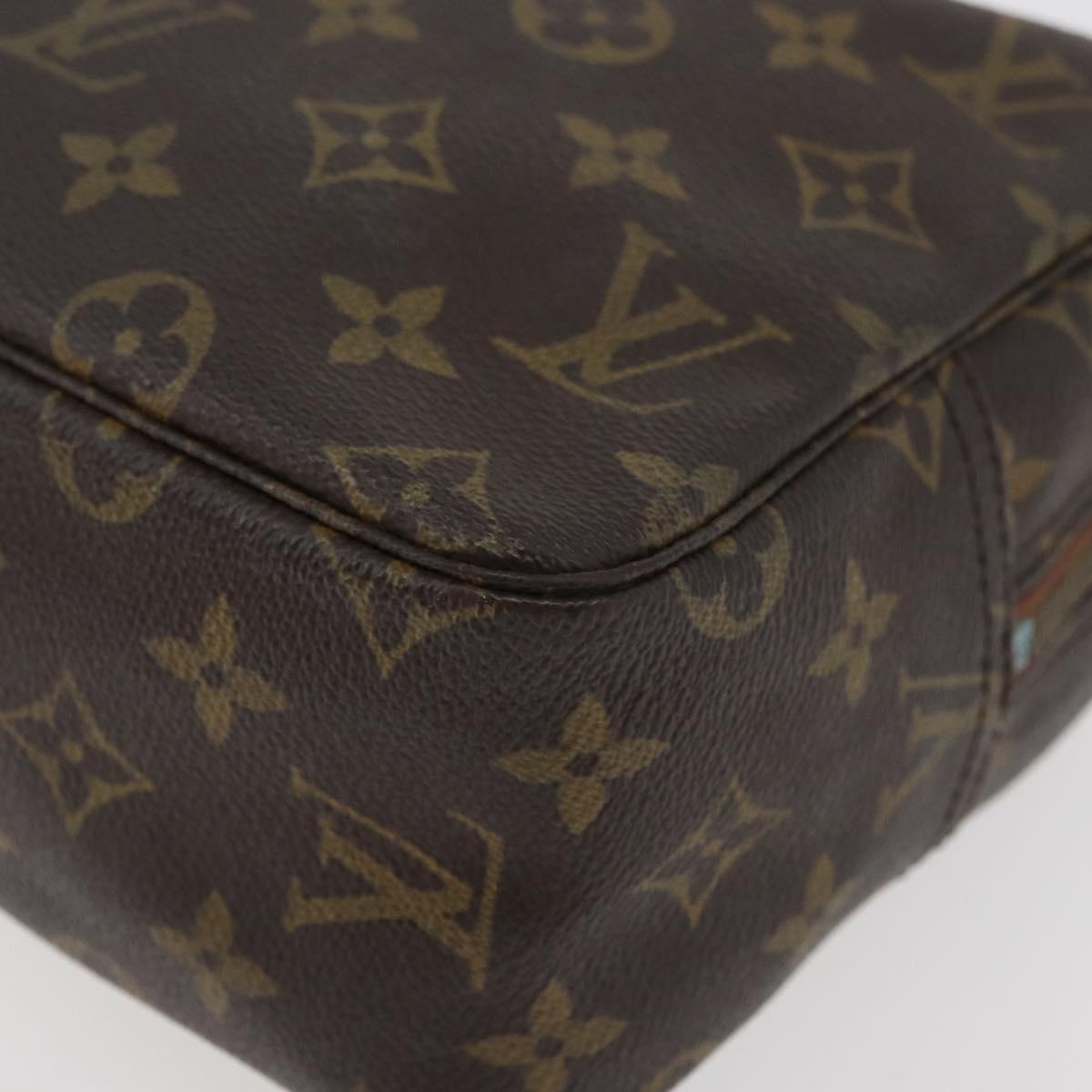 LOUIS VUITTON Monogram Trousse Toilette 28 Clutch Bag M47522 LV Auth 176859