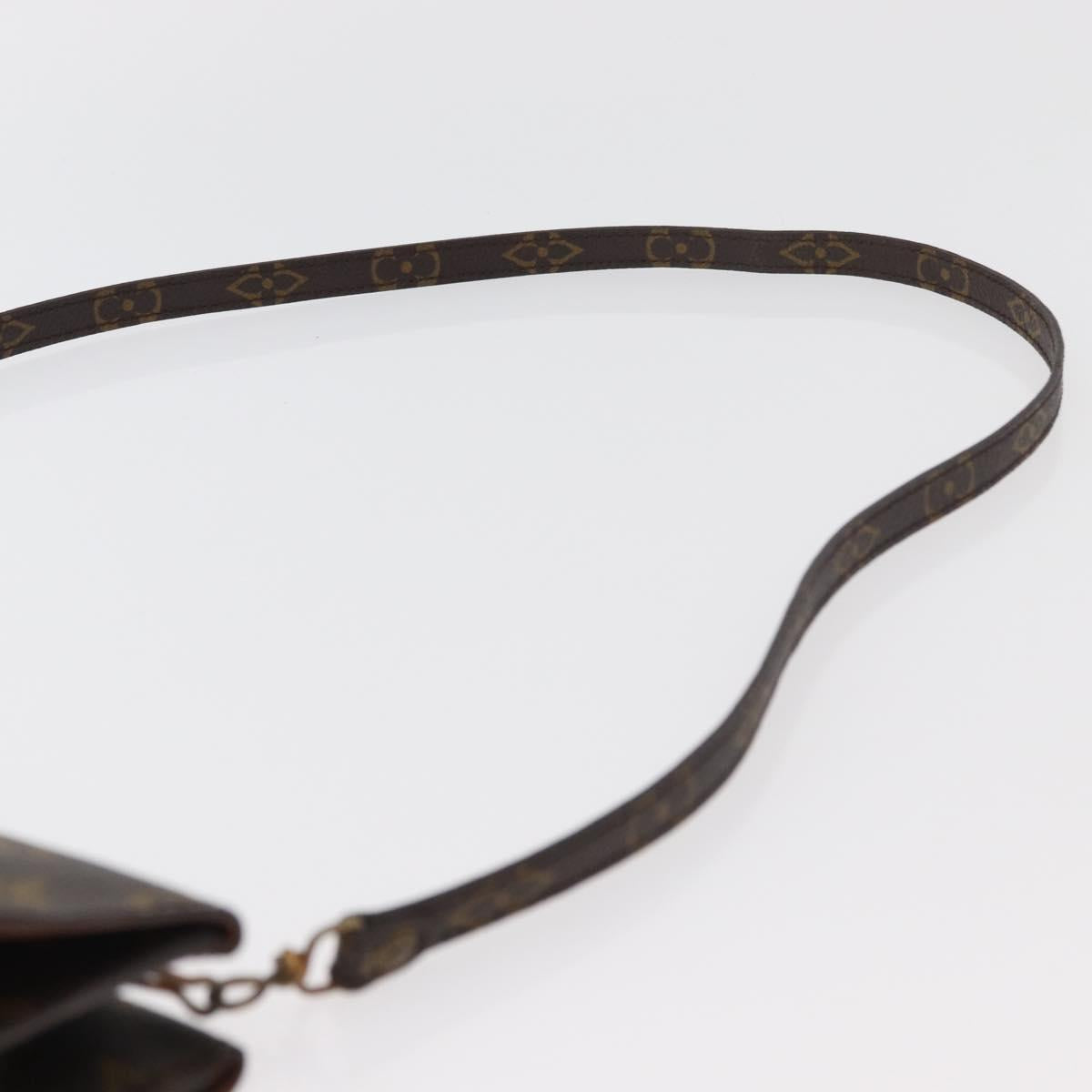 LOUIS VUITTON Monogram Double Rabat Shoulder Bag M51815 LV Auth 176861