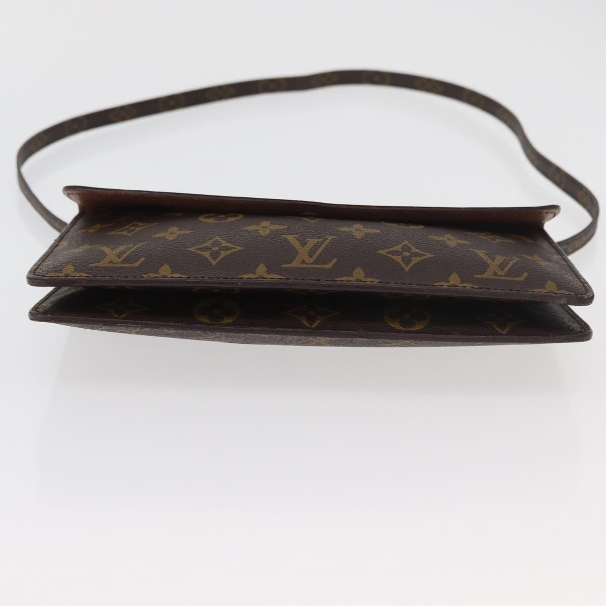 LOUIS VUITTON Monogram Double Rabat Shoulder Bag M51815 LV Auth 176861