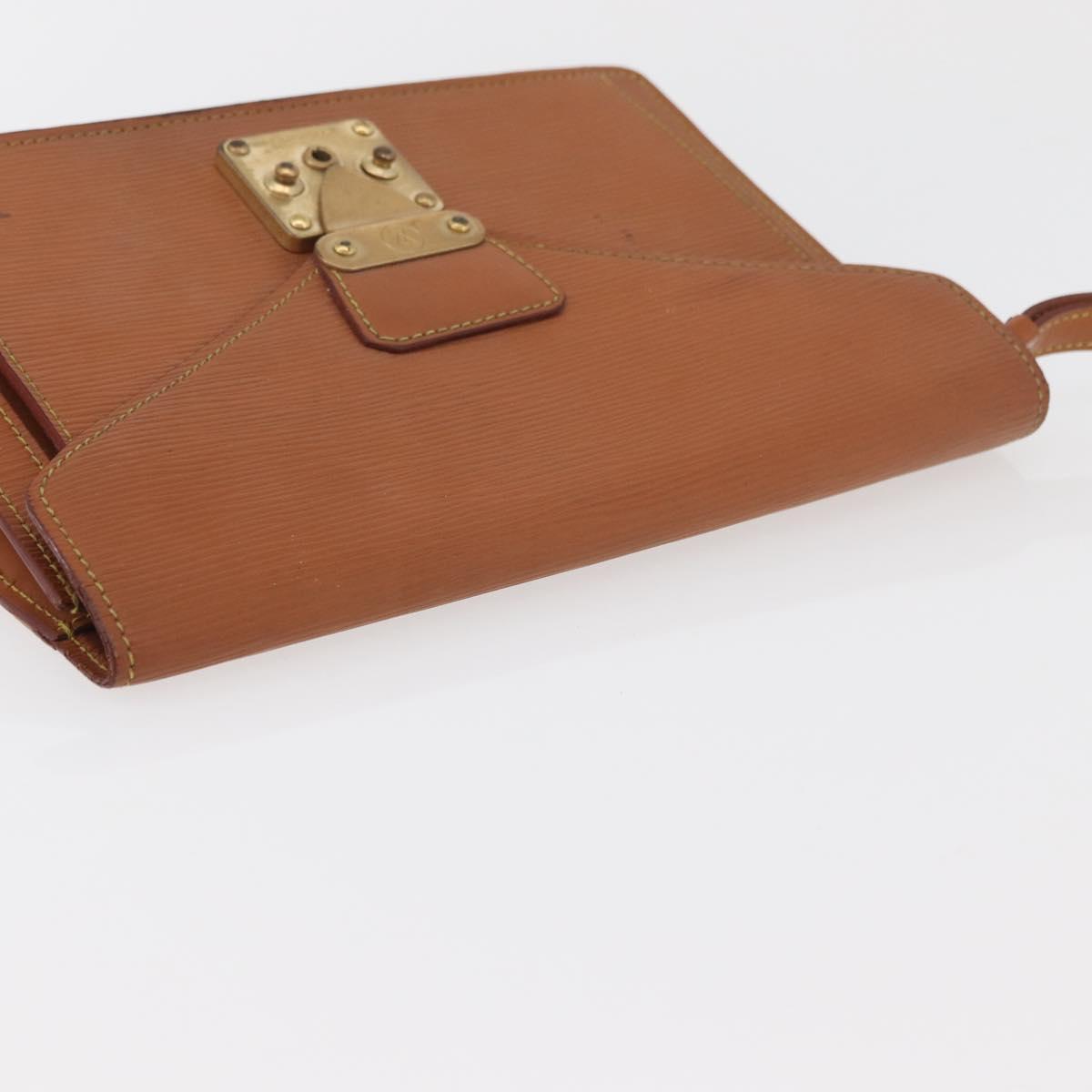 LOUIS VUITTON Epi Serie Dragonne Hand Bag Zipangu Gold M52618 LV Auth 176878
