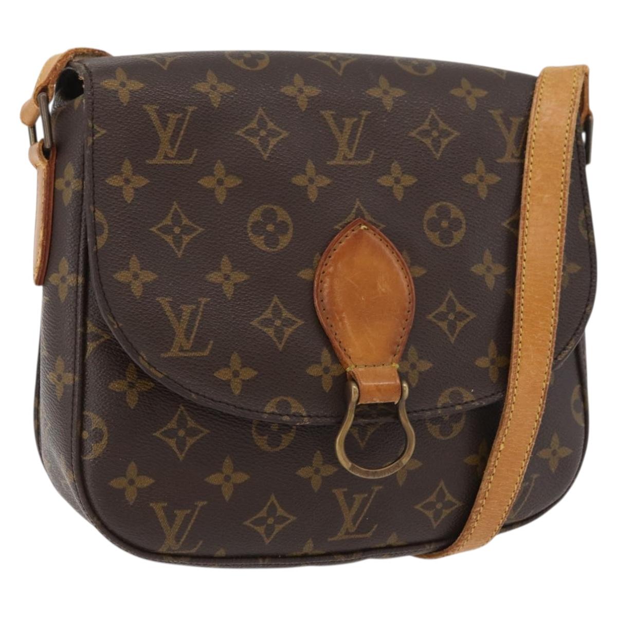 LOUIS VUITTON Monogram Saint Cloud GM Shoulder Bag M51242 LV Auth 176883