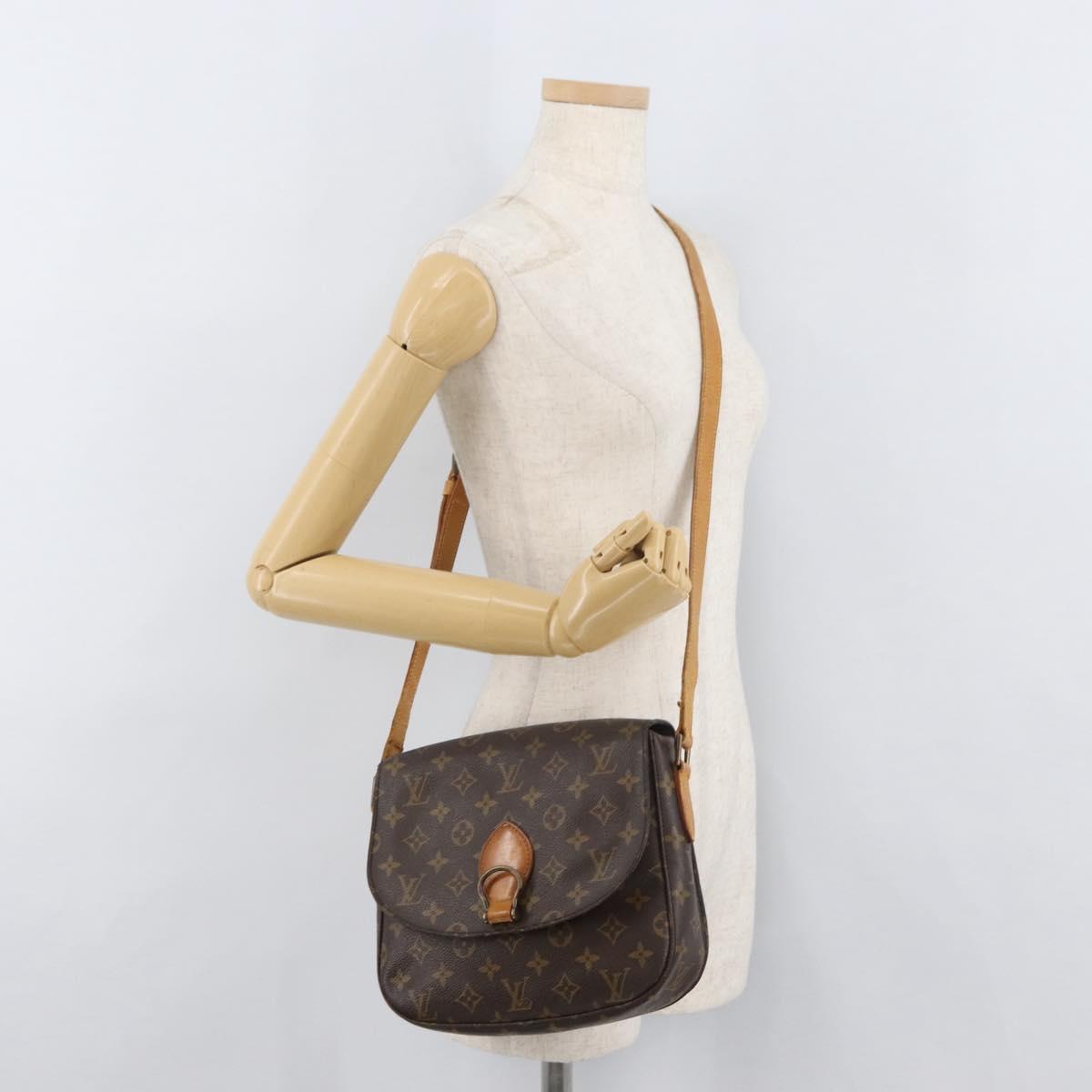 LOUIS VUITTON Monogram Saint Cloud GM Shoulder Bag M51242 LV Auth 176883