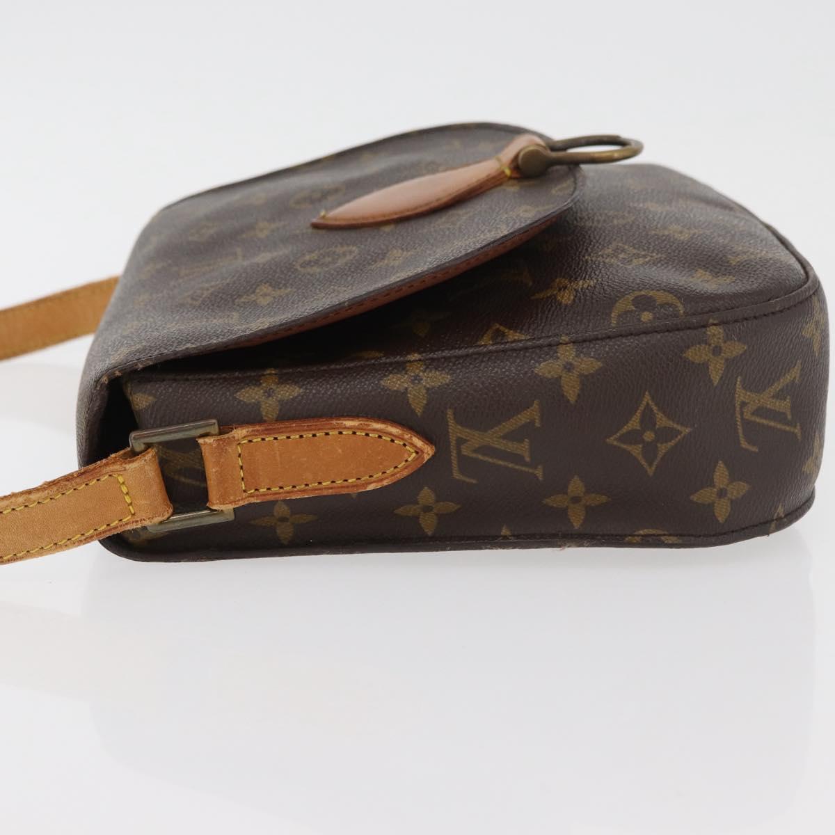 LOUIS VUITTON Monogram Saint Cloud GM Shoulder Bag M51242 LV Auth 176883