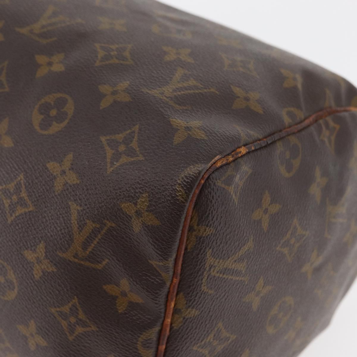 LOUIS VUITTON Monogram Speedy 30 Hand Bag M41526 LV Auth 176884