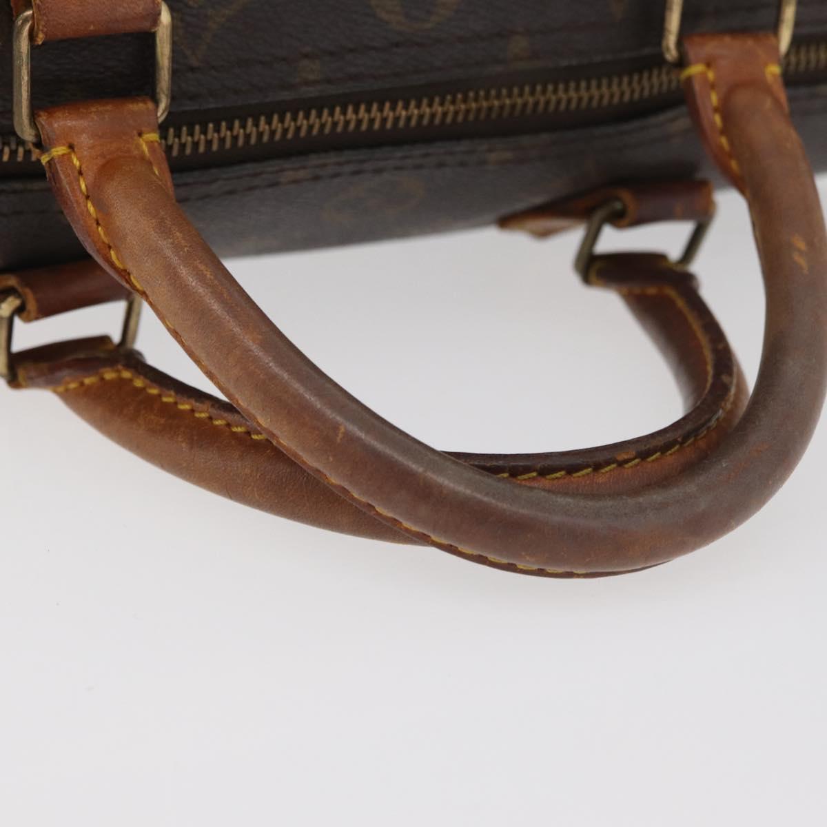 LOUIS VUITTON Monogram Speedy 30 Hand Bag M41526 LV Auth 176884