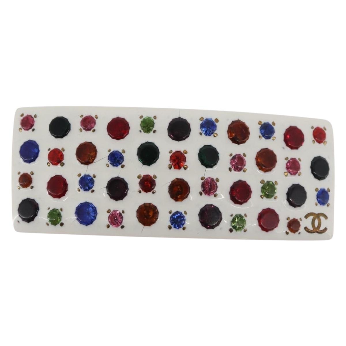 CHANEL COCO Mark Valletta plastic Multicolor CC Auth 176904V