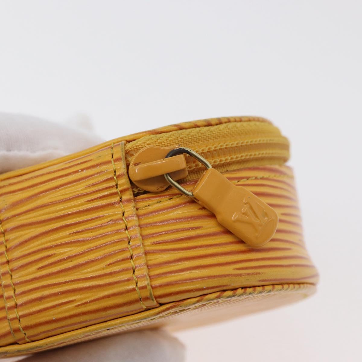 LOUIS VUITTON Epi Ecrin Bijoux 8 Jewelry Box Yellow M48229 LV Auth 176908