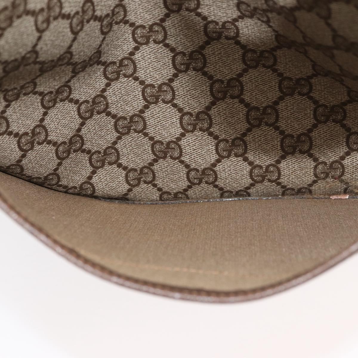 GUCCI GG Supreme Web Sherry Line Tote Bag PVC Beige 39 02 003 Auth 176931A