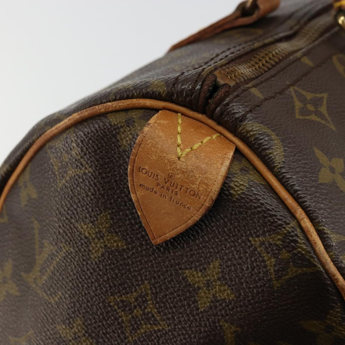 LOUIS VUITTON Monogram Speedy 30 Hand Bag M41526 LV Auth 176936