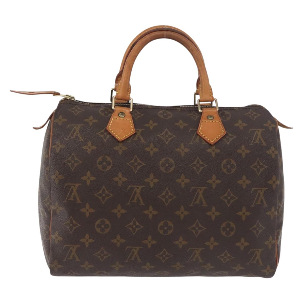 LOUIS VUITTON Monogram Speedy 30 Hand Bag M41526 LV Auth 176937A