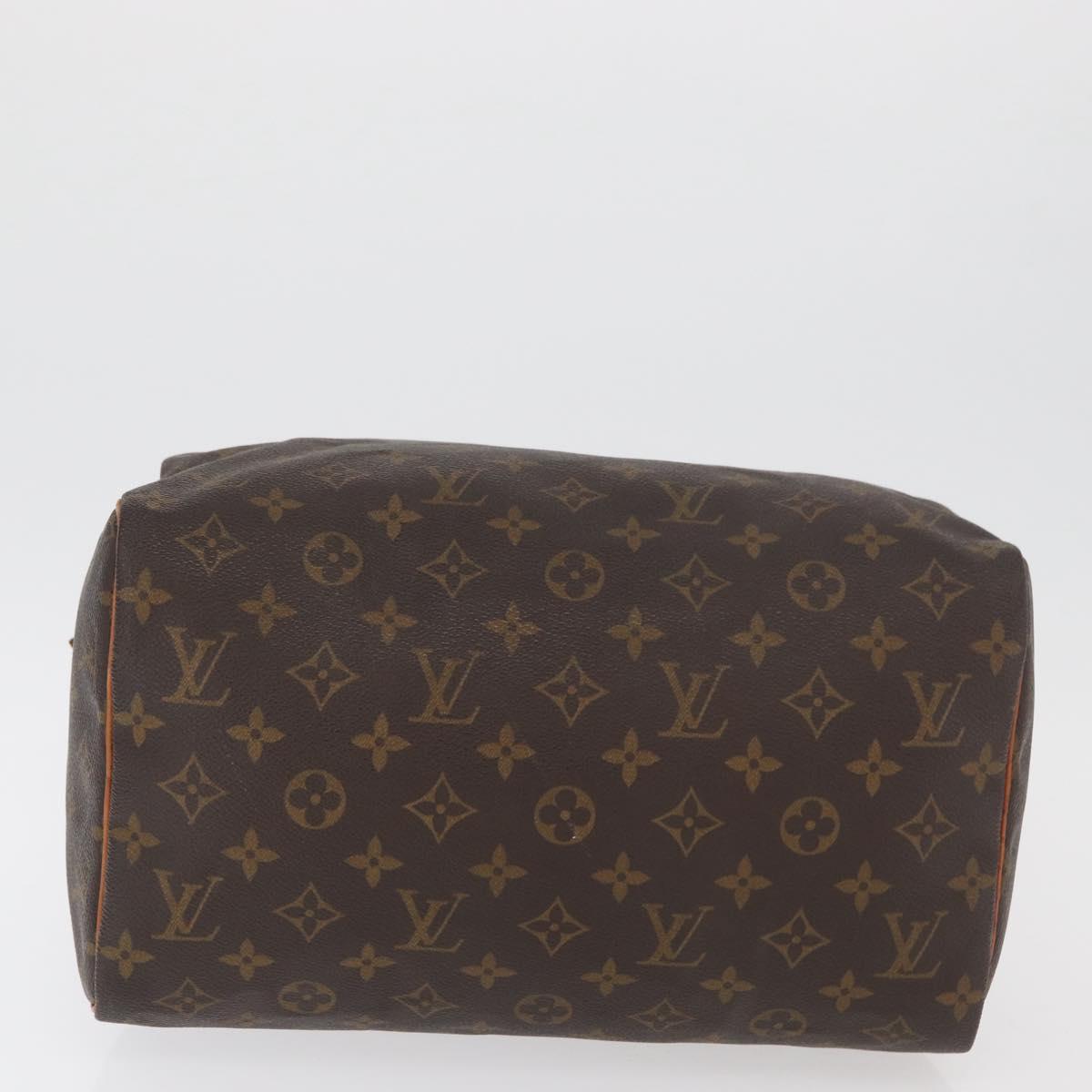 LOUIS VUITTON Monogram Speedy 30 Hand Bag M41526 LV Auth 176937A