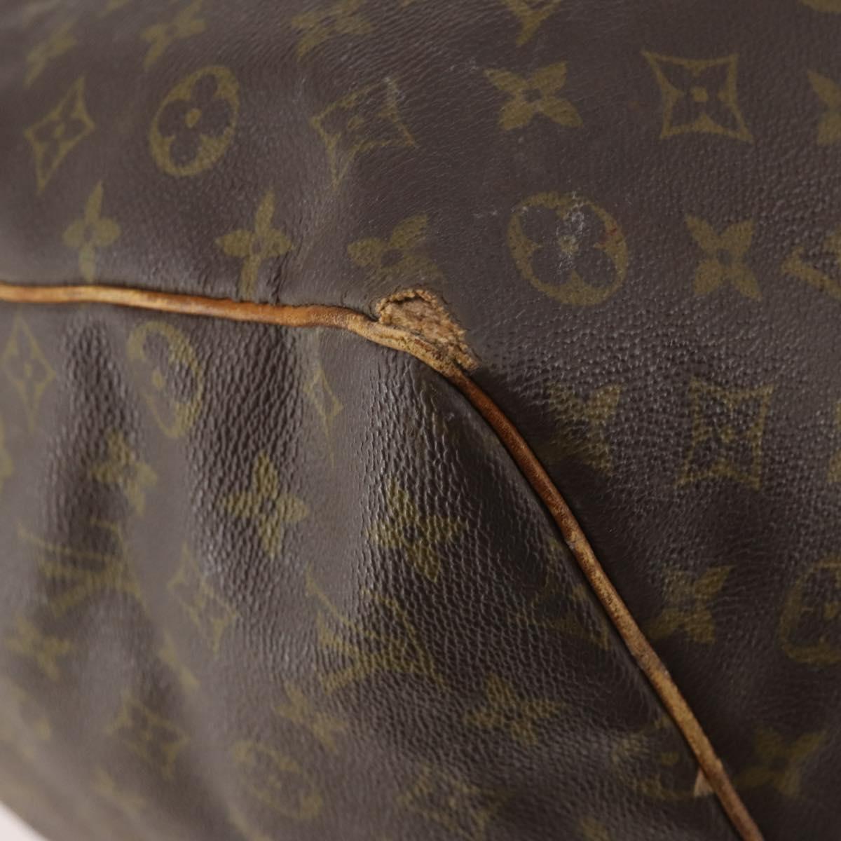 LOUIS VUITTON Monogram Keepall 60 Boston Bag M41422 LV Auth 176940