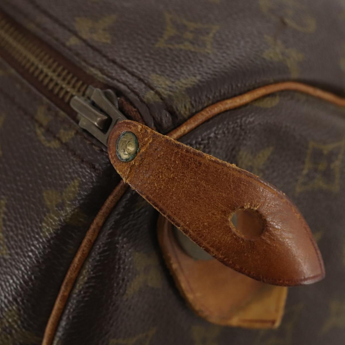 LOUIS VUITTON Monogram Keepall 60 Boston Bag M41422 LV Auth 176940