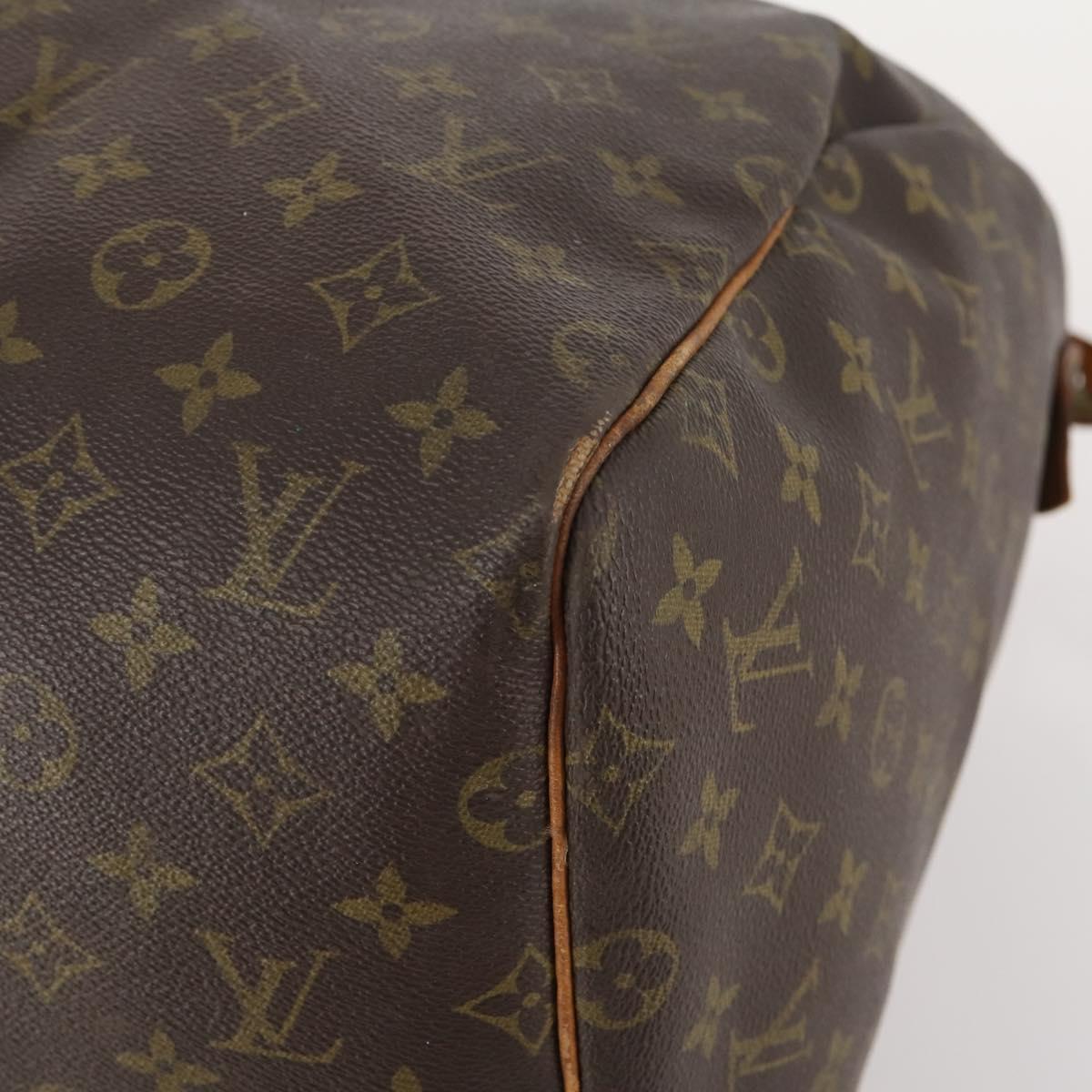 LOUIS VUITTON Monogram Keepall 55 Boston Bag M41424 LV Auth 176942