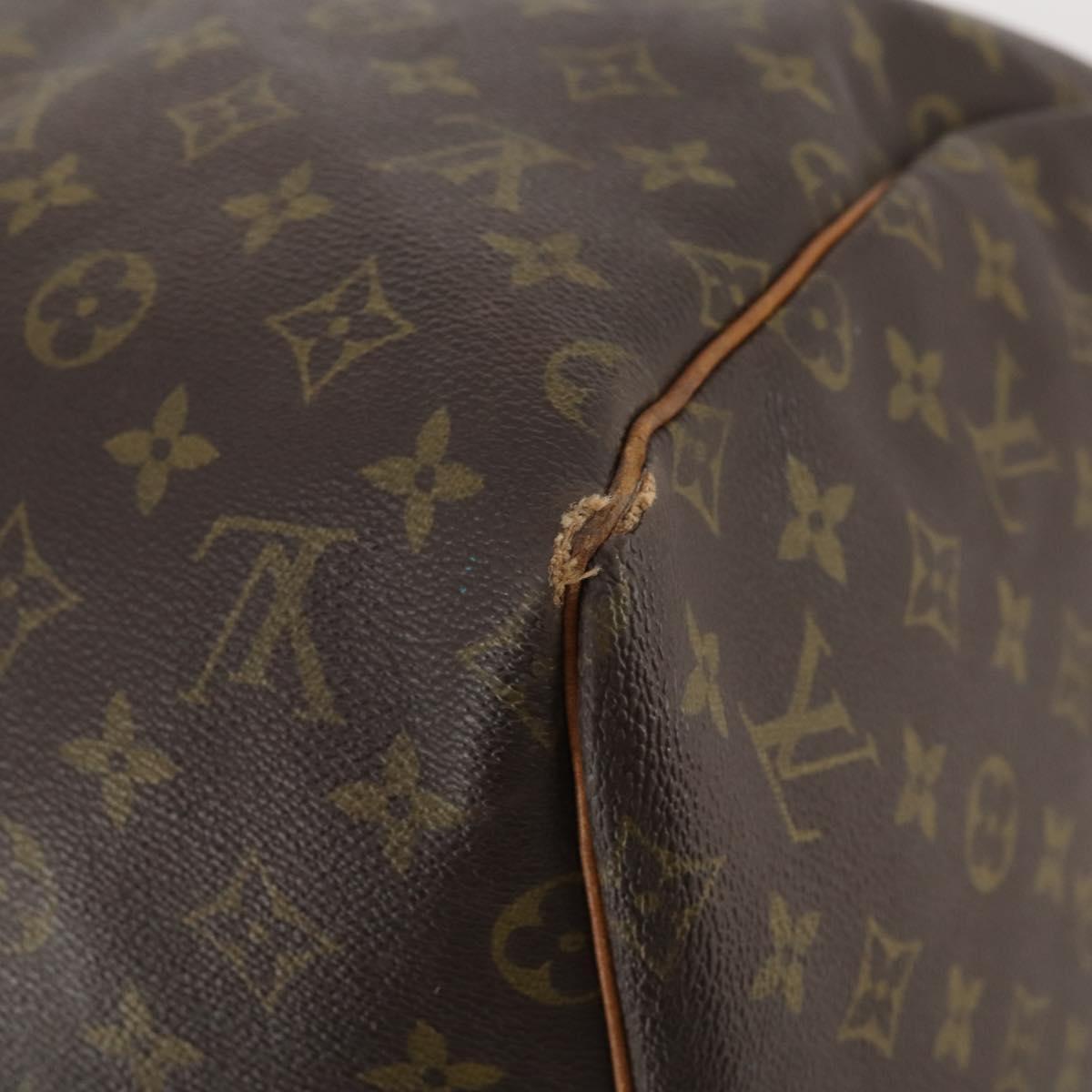 LOUIS VUITTON Monogram Keepall 55 Boston Bag M41424 LV Auth 176942