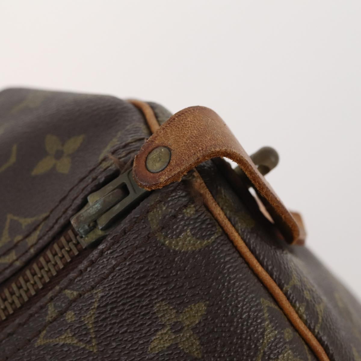 LOUIS VUITTON Monogram Keepall 55 Boston Bag M41424 LV Auth 176942