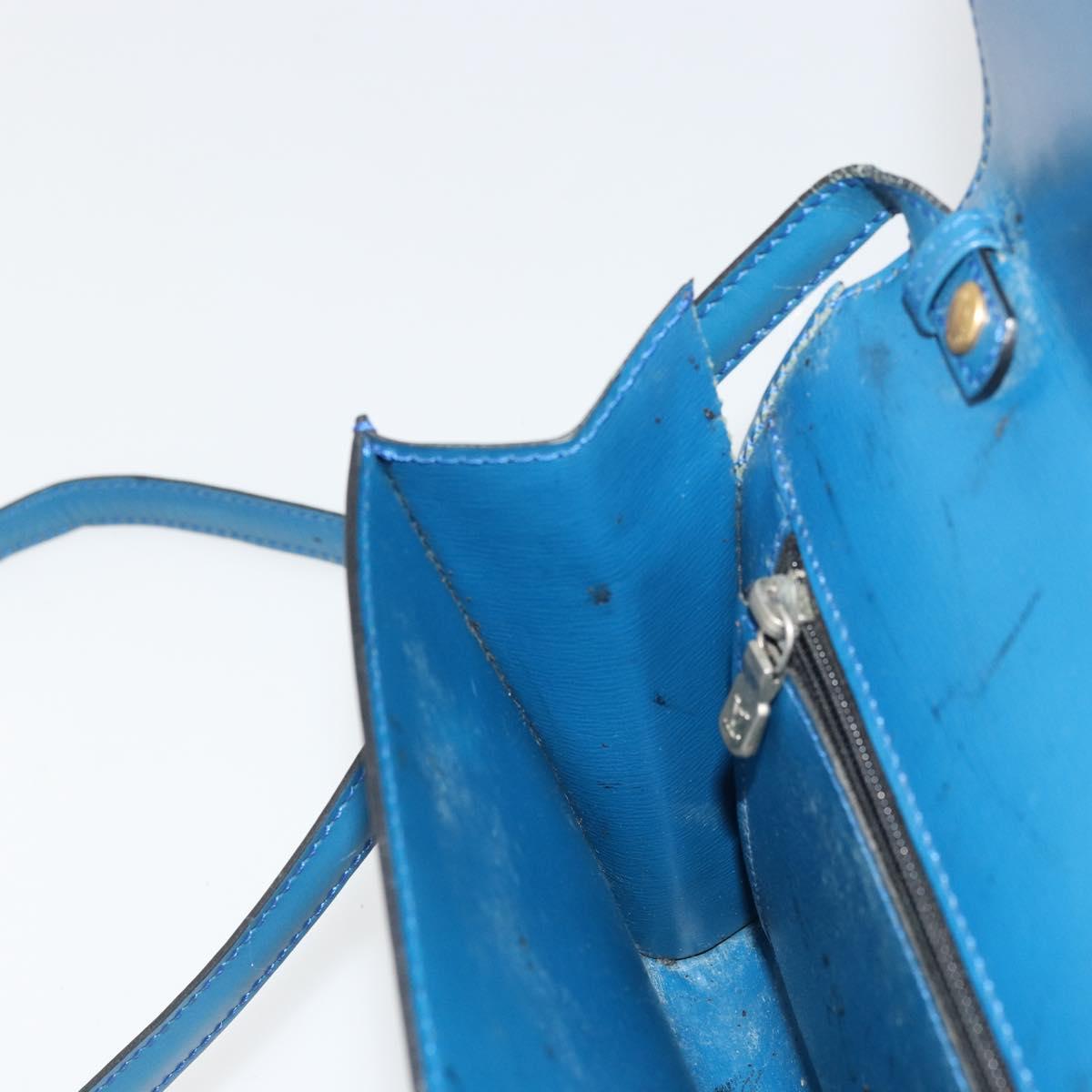 LOUIS VUITTON Epi Pochette Arche Shoulder Bag Blue M52575 LV Auth 176947