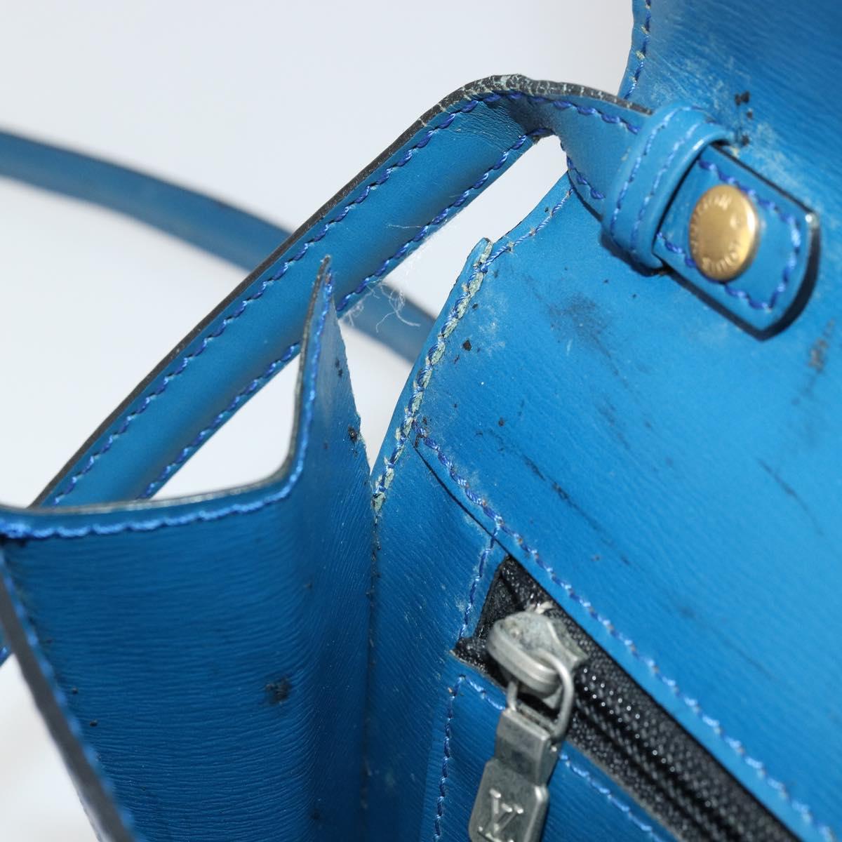 LOUIS VUITTON Epi Pochette Arche Shoulder Bag Blue M52575 LV Auth 176947