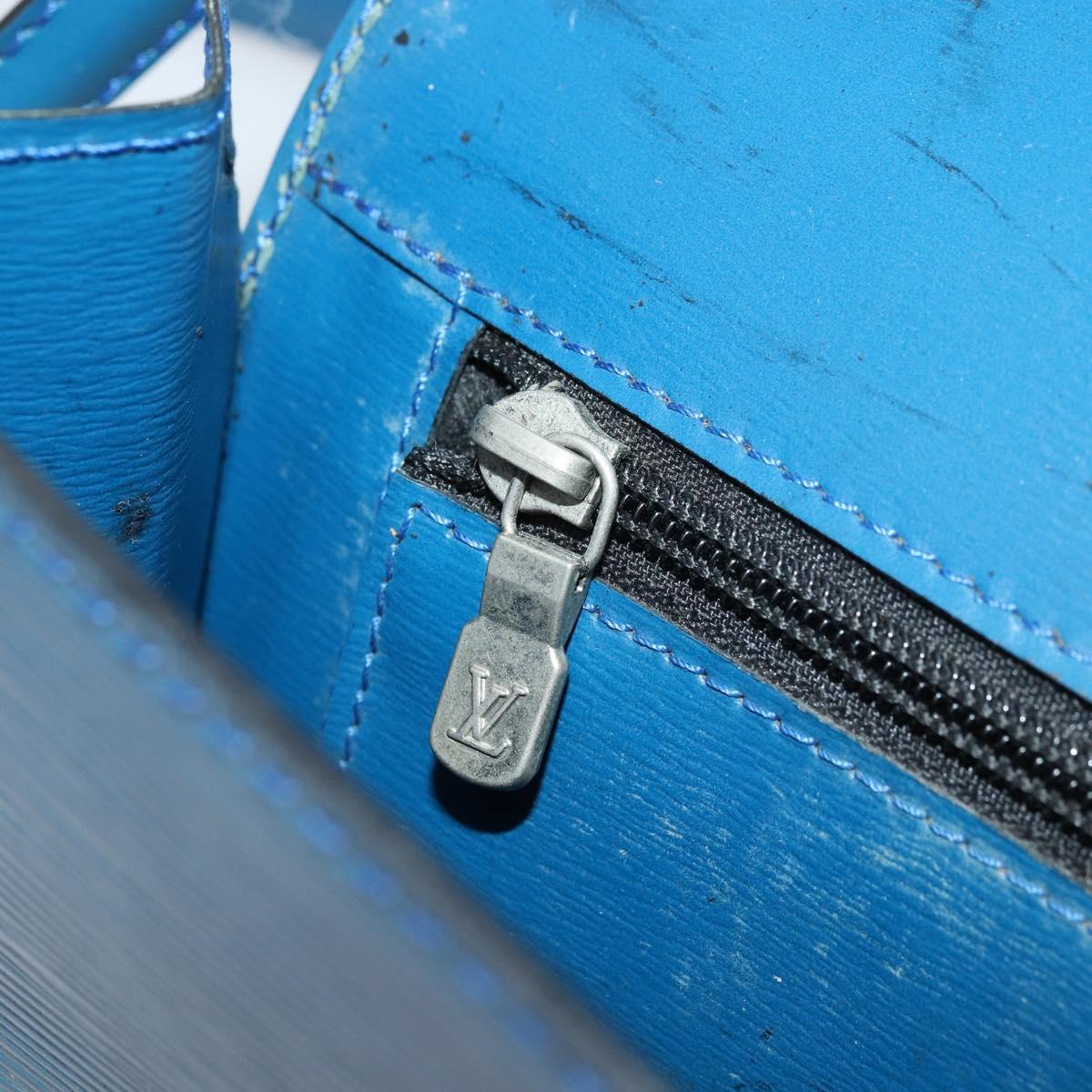 LOUIS VUITTON Epi Pochette Arche Shoulder Bag Blue M52575 LV Auth 176947
