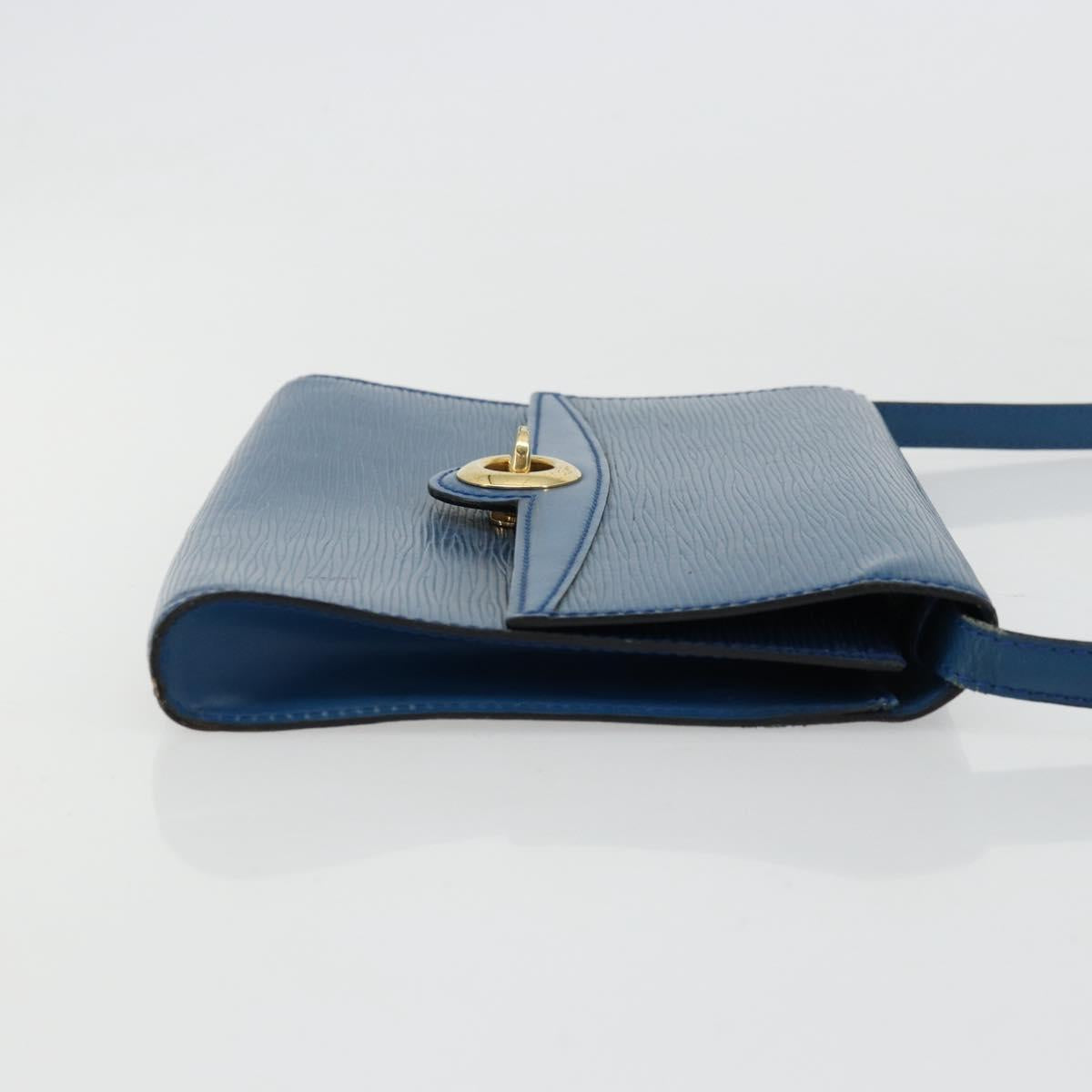 LOUIS VUITTON Epi Pochette Arche Shoulder Bag Blue M52575 LV Auth 176947