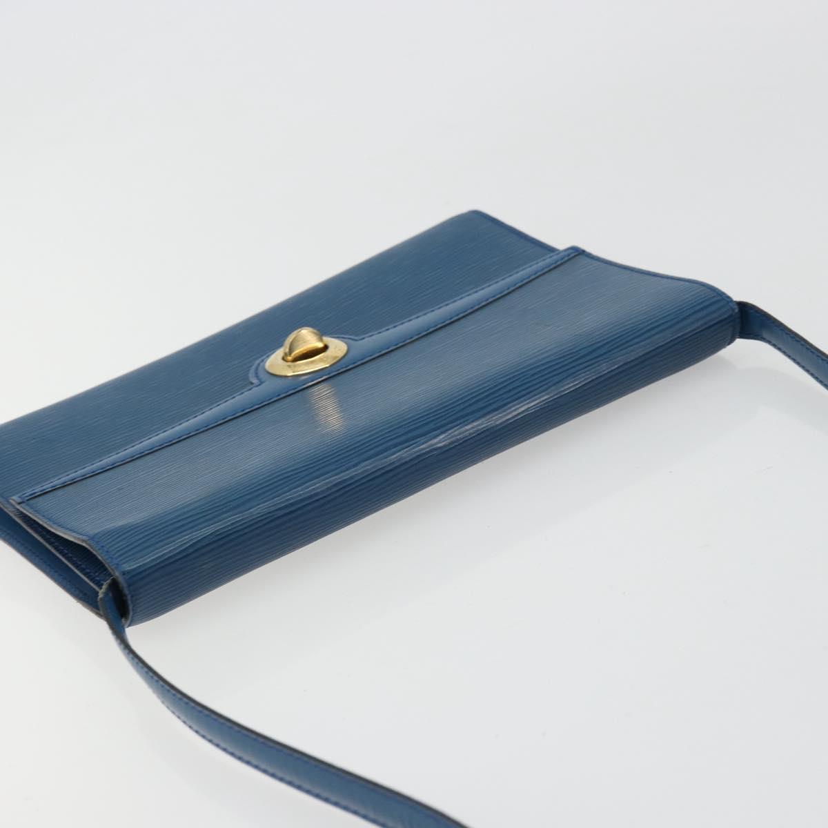 LOUIS VUITTON Epi Pochette Arche Shoulder Bag Blue M52575 LV Auth 176947