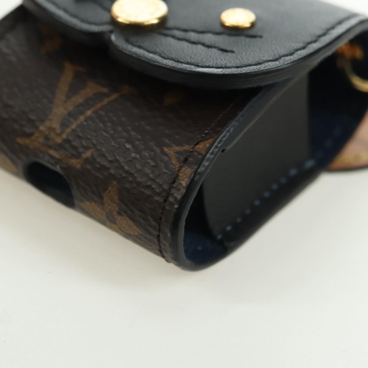 LOUIS VUITTON Monogram Etui Earphone Case GI0448 LV Auth 176956M