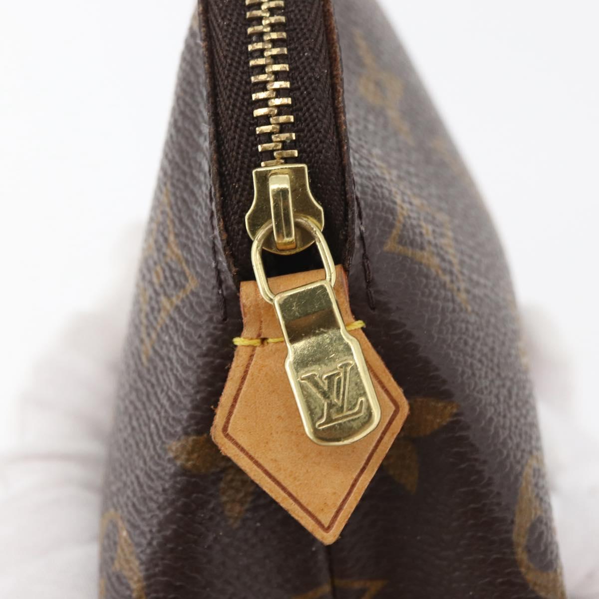 LOUIS VUITTON Monogram Pochette Cosmetic PM Pouch M43998 LV Auth 176957