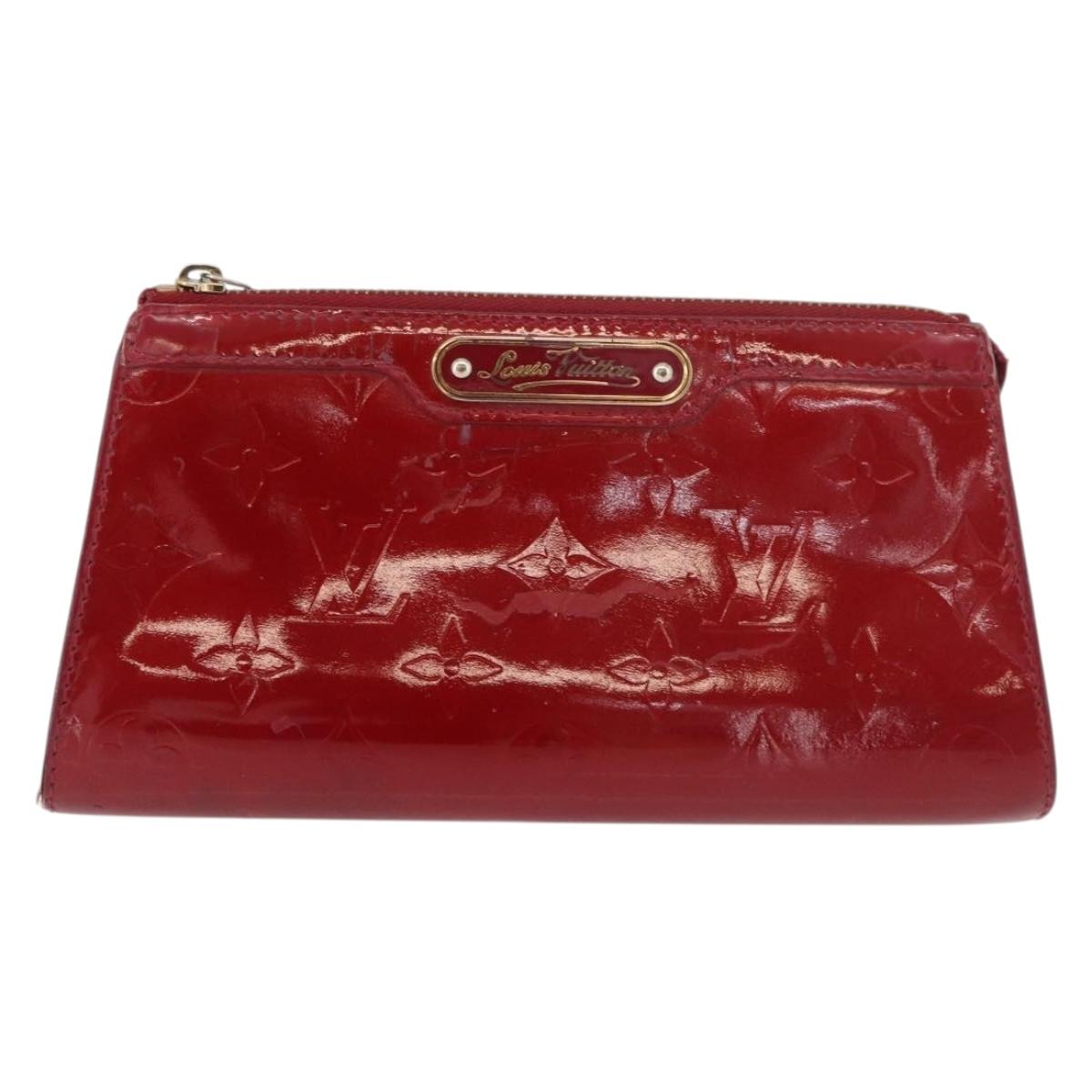 LOUIS VUITTON Monogram Vernis Trousse Pouch Pomme D'amour M93568 LV Auth 176959