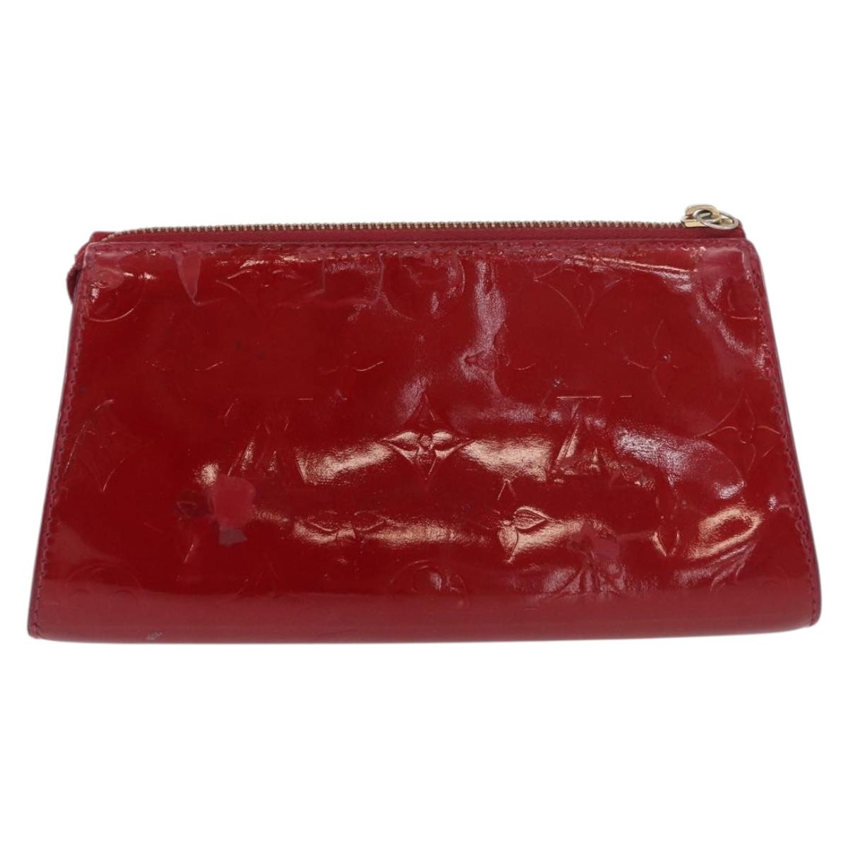 LOUIS VUITTON Monogram Vernis Trousse Pouch Pomme D'amour M93568 LV Auth 176959