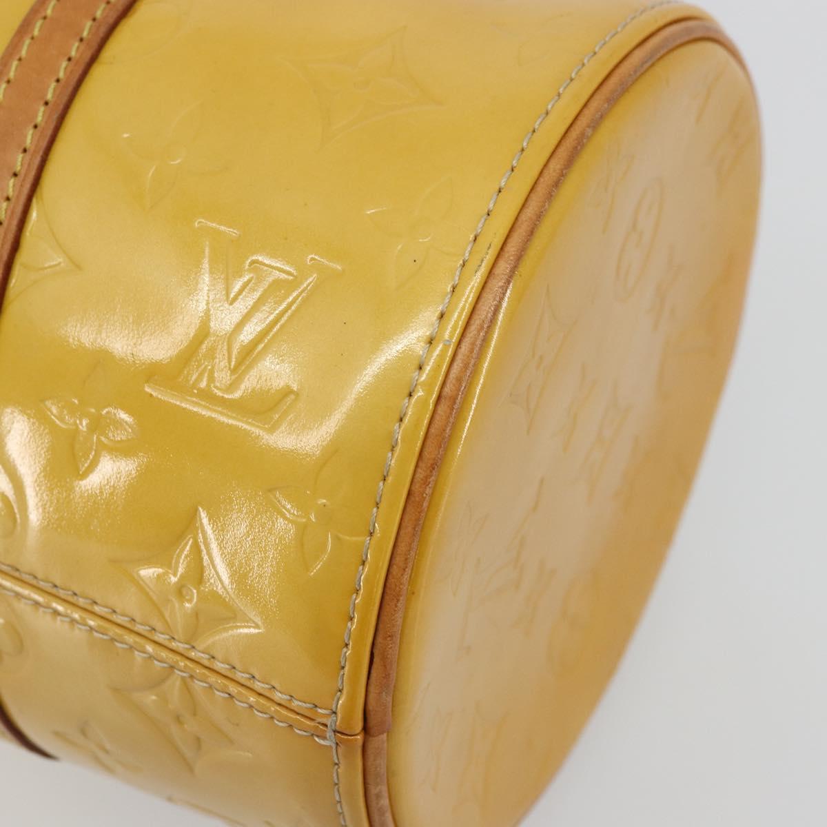 LOUIS VUITTON Monogram Vernis Bedford Hand Bag Beige M91006 LV Auth 176970