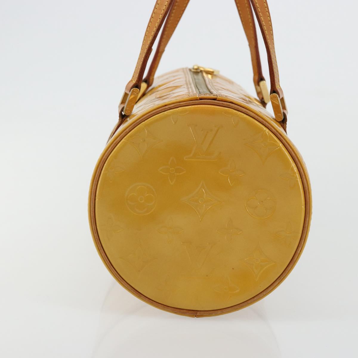 LOUIS VUITTON Monogram Vernis Bedford Hand Bag Beige M91006 LV Auth 176970