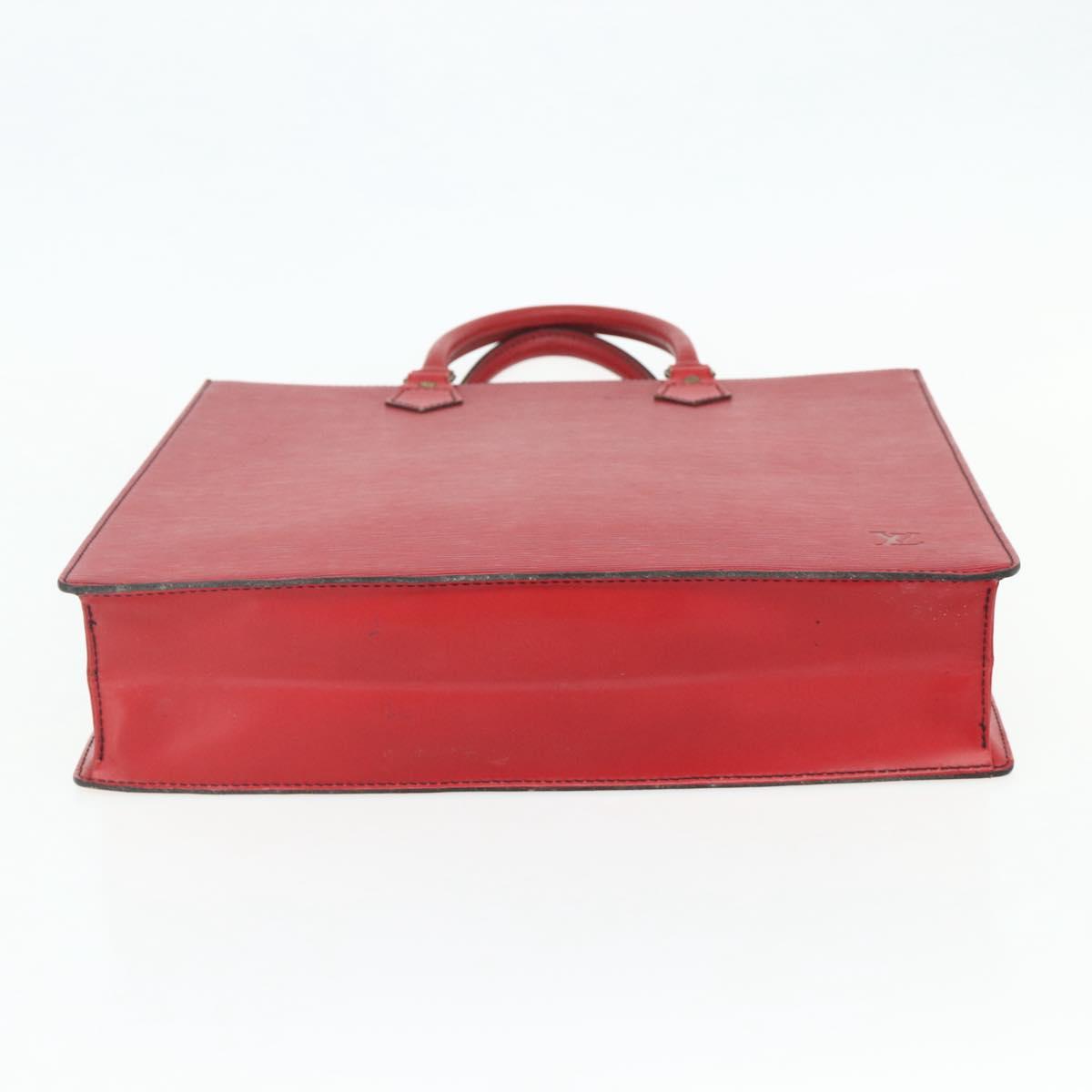 LOUIS VUITTON Epi Sac Plat Hand Bag Red M5274E LV Auth 176989
