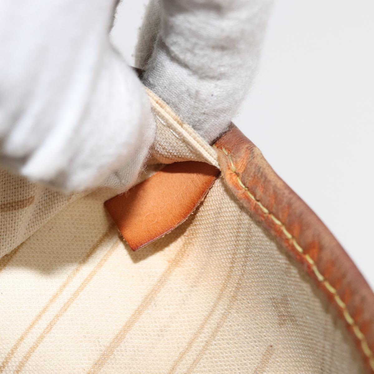 LOUIS VUITTON Damier Azur Neverfull MM Tote Bag N41605 LV Auth 176990