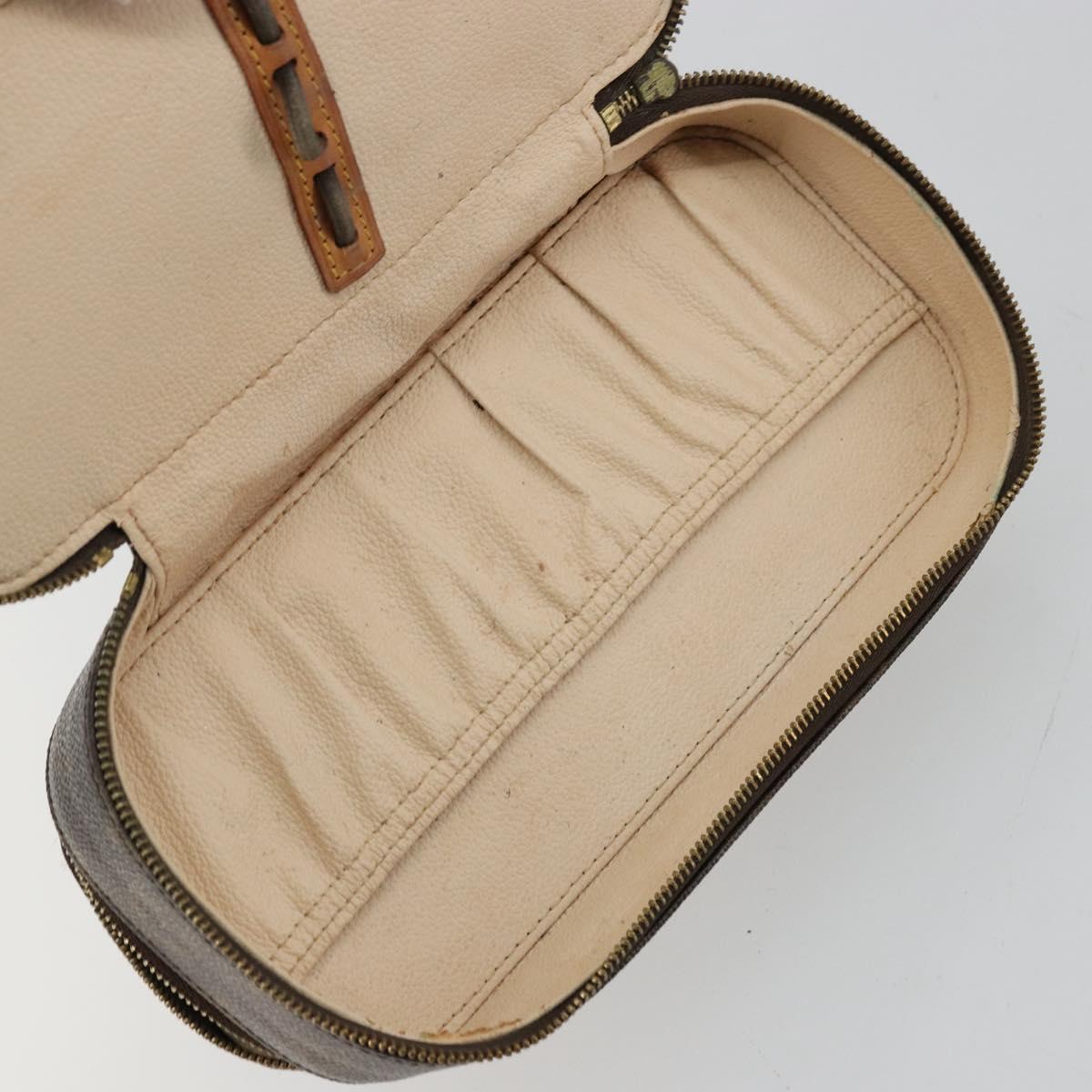 LOUIS VUITTON Monogram Trousse Brush PM Cosmetic Pouch M47510 LV Auth 177017