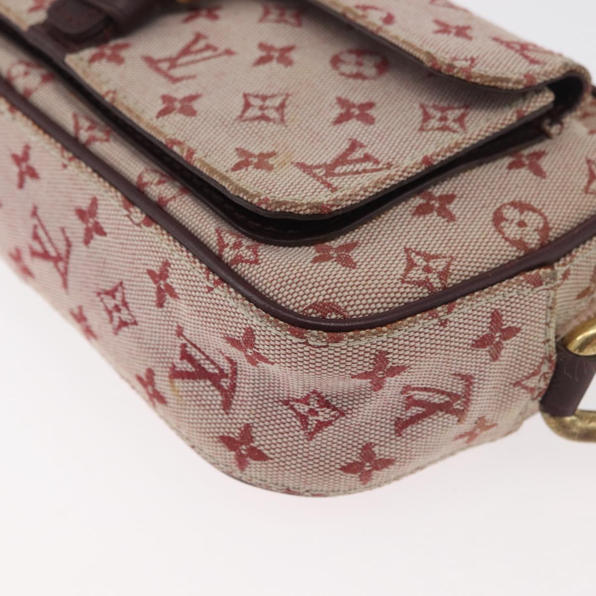 LOUIS VUITTON Monogram Mini Juliet MM Shoulder Bag Red M92219 LV Auth 177057