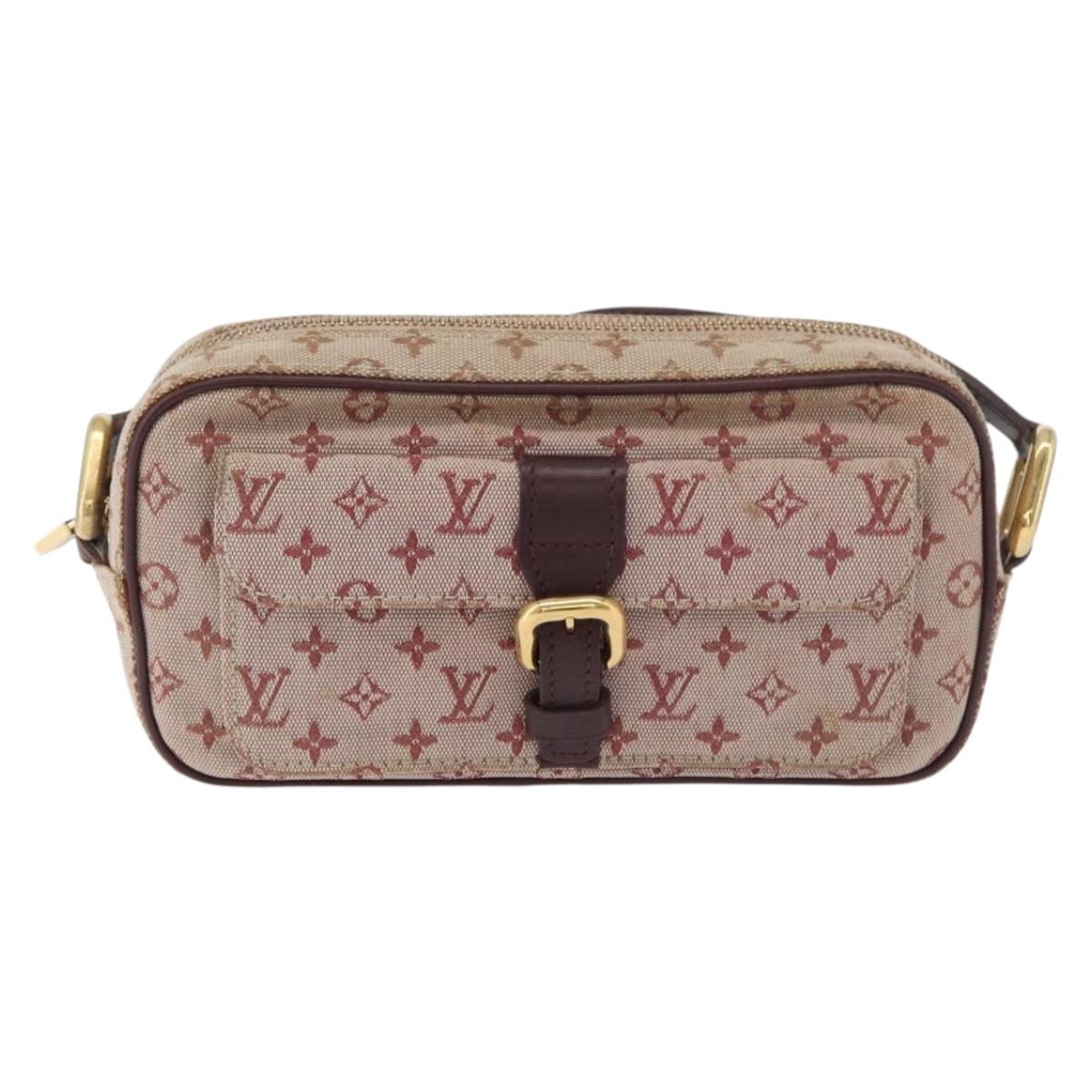 LOUIS VUITTON Monogram Mini Juliet MM Shoulder Bag Red M92219 LV Auth 177057
