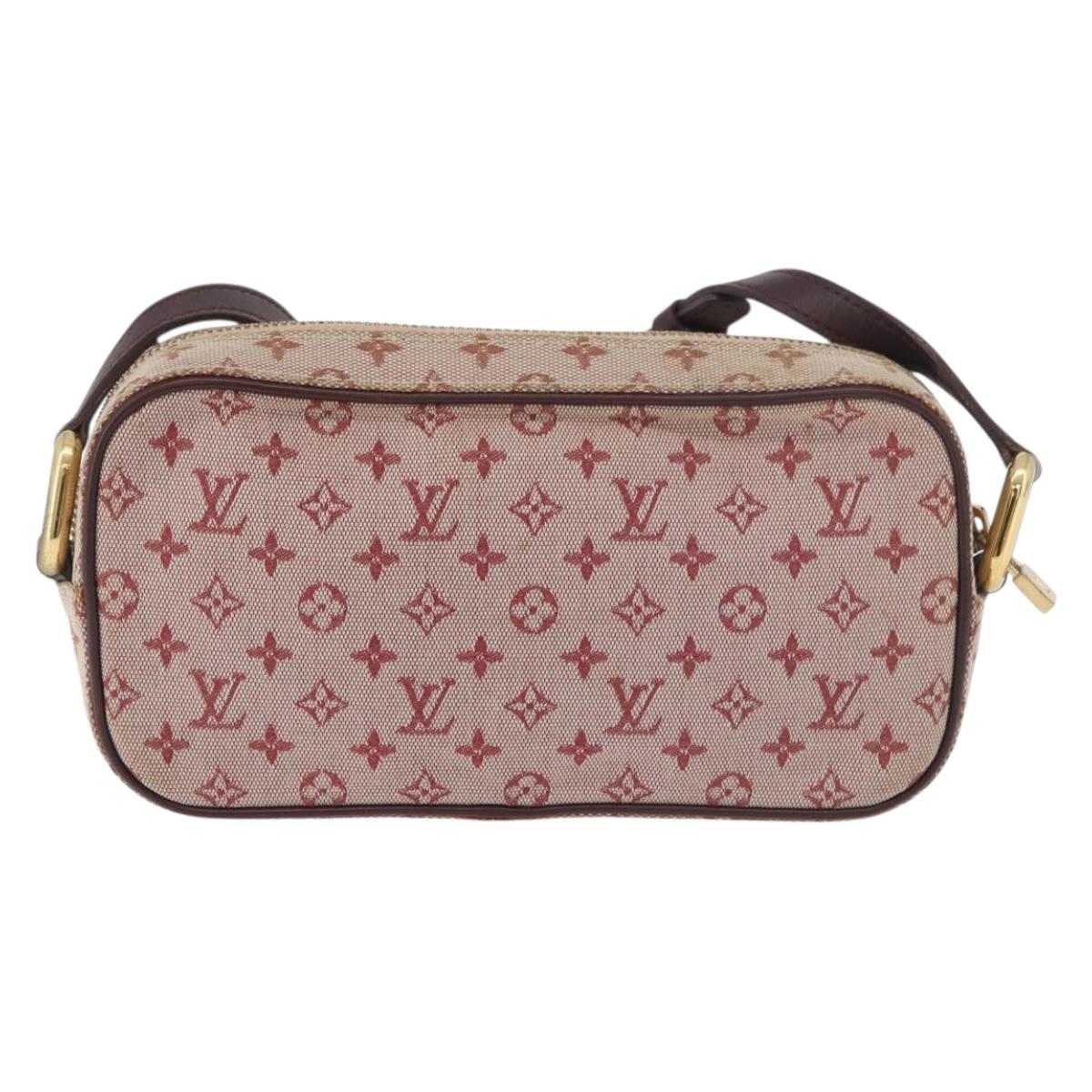 LOUIS VUITTON Monogram Mini Juliet MM Shoulder Bag Red M92219 LV Auth 177057