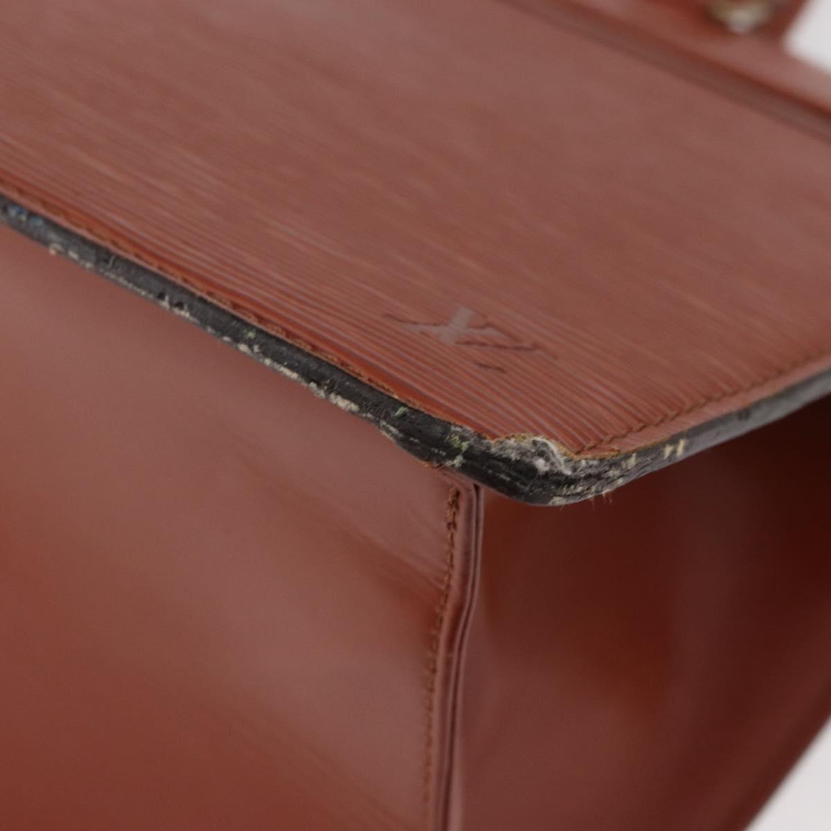 LOUIS VUITTON Epi Riviera Hand Bag Brown M48183 LV Auth 177063