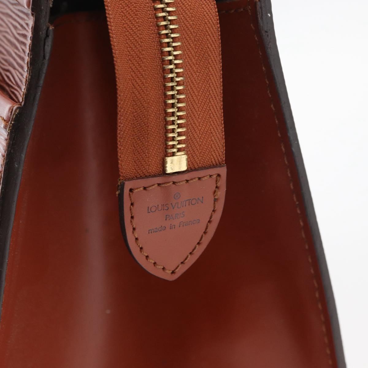 LOUIS VUITTON Epi Riviera Hand Bag Brown M48183 LV Auth 177063
