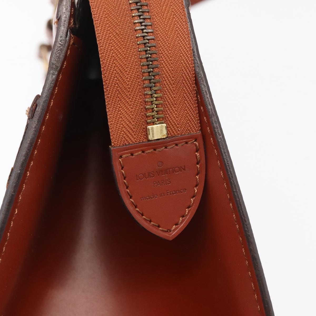 LOUIS VUITTON Epi Riviera Hand Bag Brown M48183 LV Auth 177065