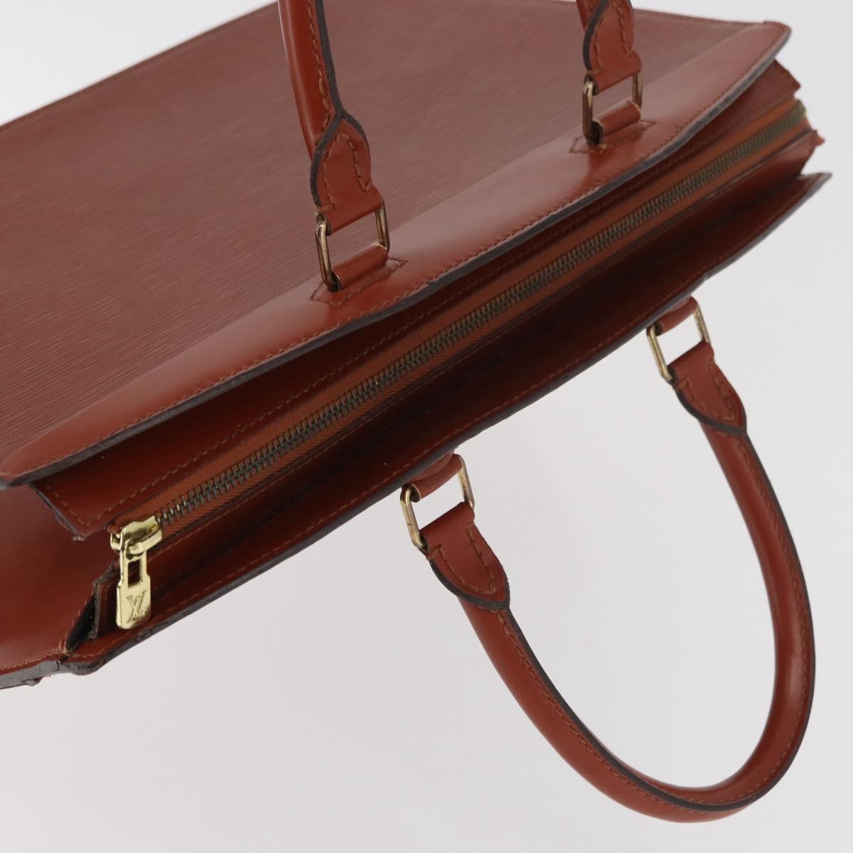 LOUIS VUITTON Epi Riviera Hand Bag Brown M48183 LV Auth 177065